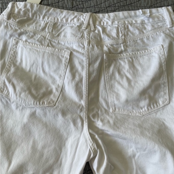 NWT Good American White 90’s Loose Straight Mid Rise Jeans Size 18 - Picture 12 of 13